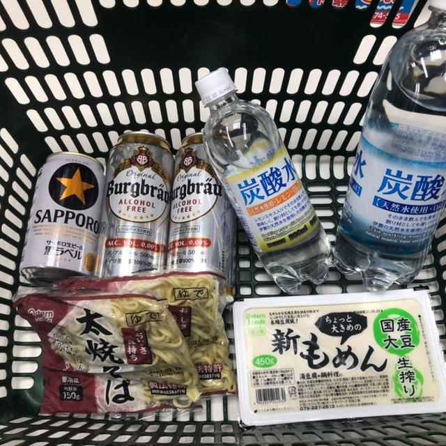 業務スーパー　大総力祭　炭酸水　1000ml   64円　500ml 33円　他定番品買いました
