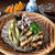 娘が改名したいと。今夜は焼きナスと冷しゃぶ蕎麦