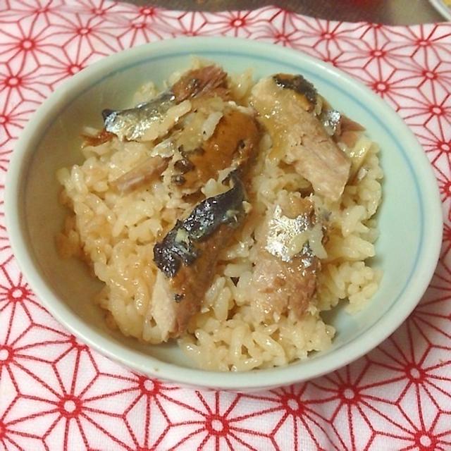 今が旬♪秋刀魚の炊き込みごはん☆彼岸花