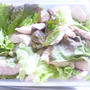 時短！塩鶏チャーシュー風サラダで！お花見弁当★