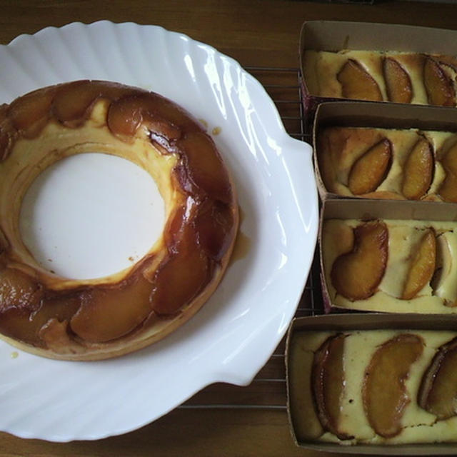 りんごのチーズケーキ…酸味とまろやかさでウットリです