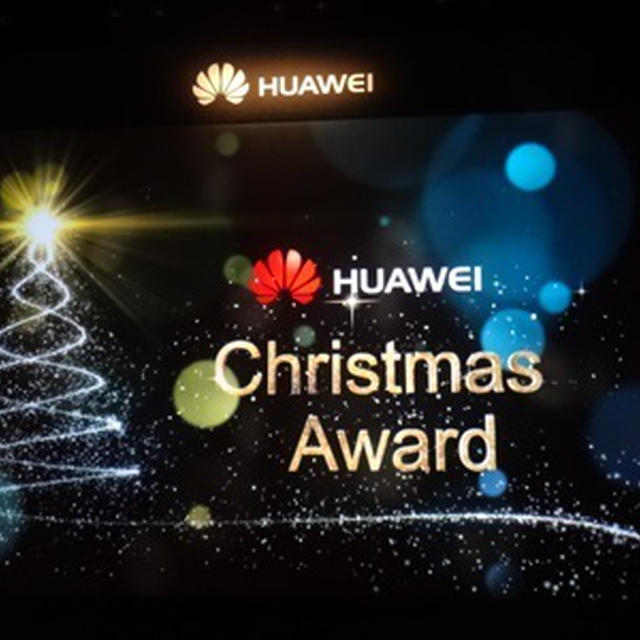 “HUAWEI Christmas Award Party”　に参加しました♪