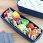 【#高校生弁当】夏野菜と豚肉のねぎ塩レモンソテー弁当♪