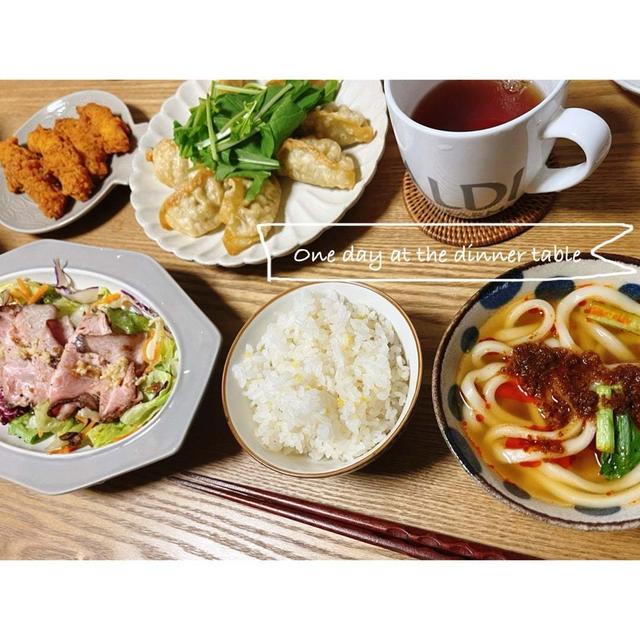 ある日の晩ごはん。