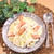 あらびきポークと白菜のクリームパスタ