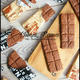 簡単【バレンタインに♡】板チョコ形♩ザクザクパン粉のソフトクッキー