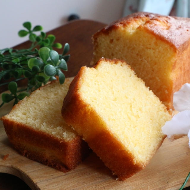 黄金色に輝くパウンドケーキレシピ