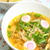きのことキムチのつけ麺　レシピ