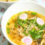 きのことキムチのつけ麺　レシピ