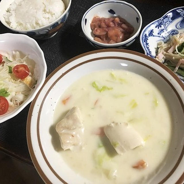 コロナで1時間待ち＆クリーム煮