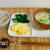 豆苗の豆乳味噌汁