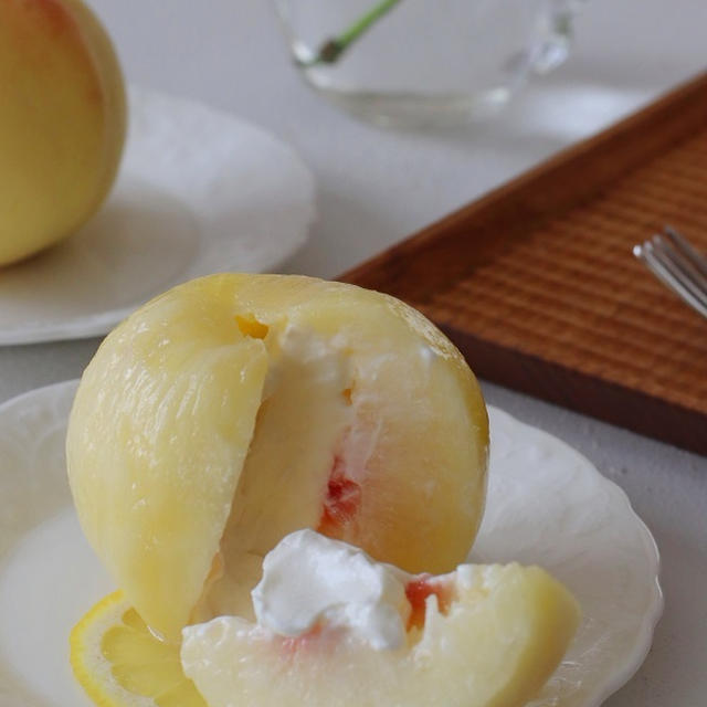 桃の一番好きな食べ方　今年の夏の片付け