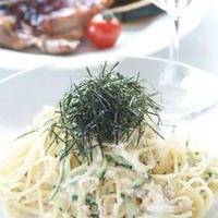 「明太カニパスタ」「塩麹ローズマリーチキン」