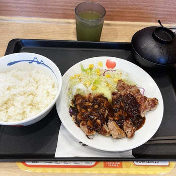 極厚200gトンテキ定食を食べる 〜松屋〜