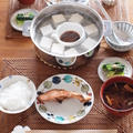 湯豆腐と焼鮭定食