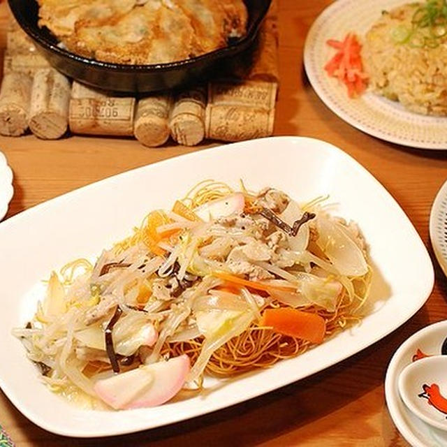 30分で４品出来た♪４４８円＊簡単中華定食