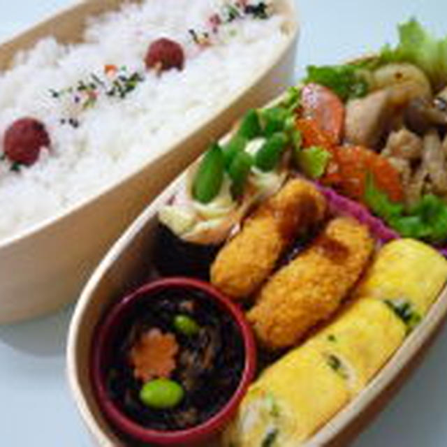 8月17日　鶏肉と野菜のハニーマスタードソテー弁当