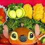 ディズニー スティッチ弁当の作り方【キャラ弁】簡単！Disney Stitch Bento Lunch Box【Kyaraben】（動画レシピ Video Recipe）