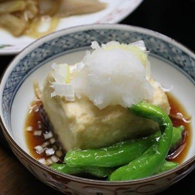 レシピ　揚げだし豆腐