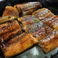 父の日のうな丼＆ポテトサラダ＆庭のアジサイ♪