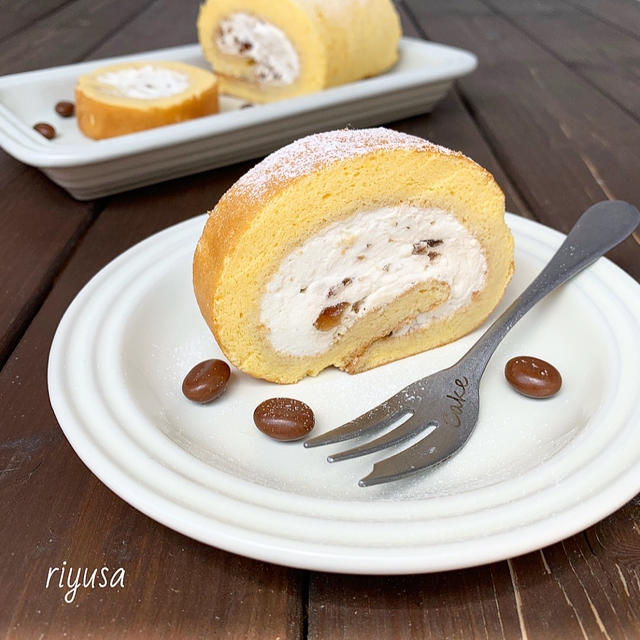 やっぱり絶品 コーヒーゼリーのロールケーキ By Riyusaさん レシピブログ 料理ブログのレシピ満載