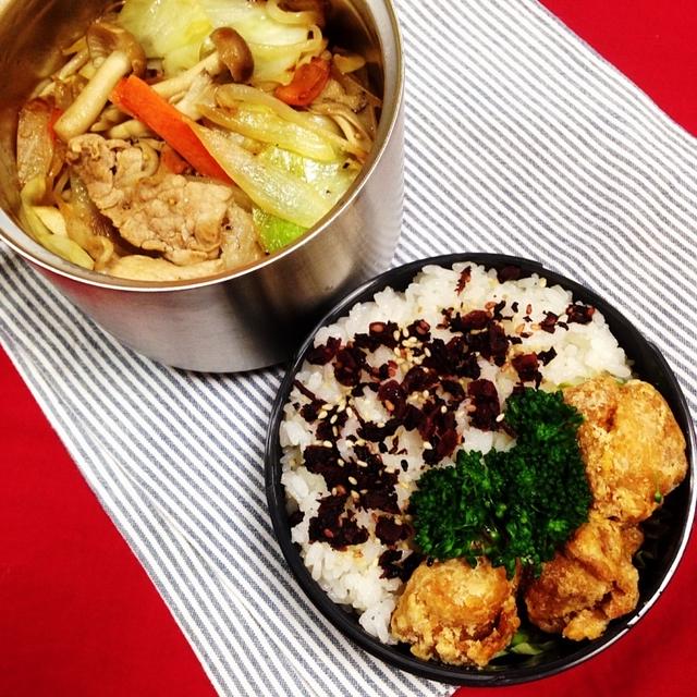 高1男子のお弁当 『塩焼きそば』