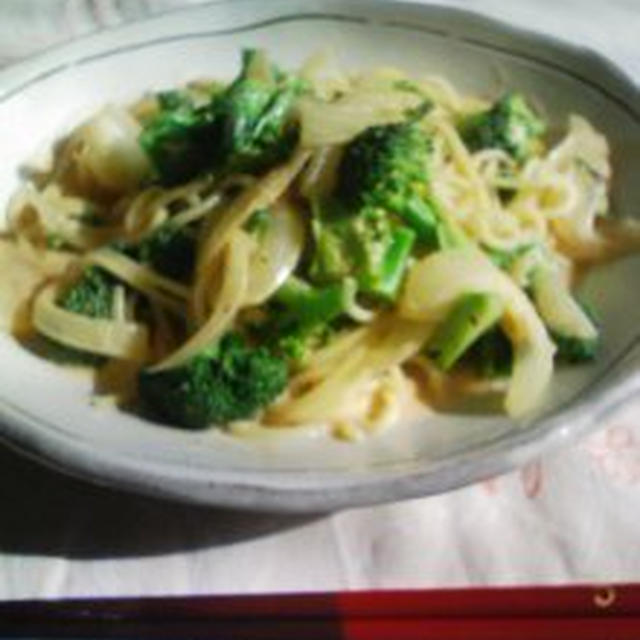 えびみそと豆乳のクリームパスタ