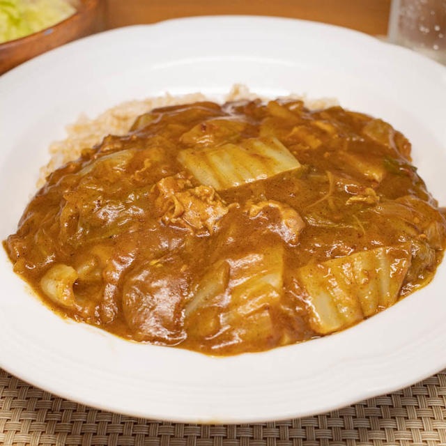 圧力鍋でとろとろ白菜カレー