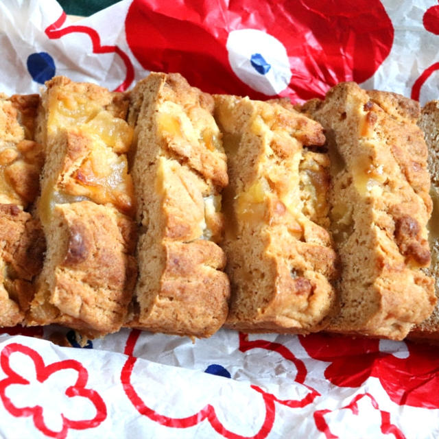 【簡単！HM 使用】ふんわりラム酒香る♪リンゴパウンドケーキ