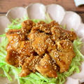 【鶏むね肉でトンテキ風】玄米パウダーで栄養価アップ！