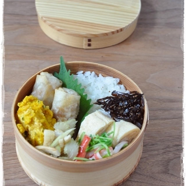 【自家製冷食春巻きのお弁当】