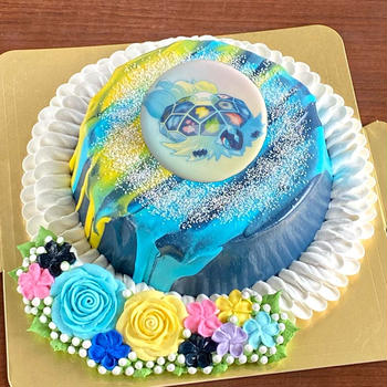 【伝説のポケモンケーキ】テラパゴスのイメージカラー・デコレーション