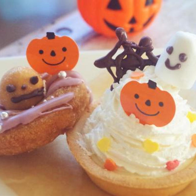 HAPPY HALLOWEEN !!　*ハロウィンドーナツ・ケーキ*