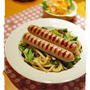 ソーセージが主役の焼きうどん