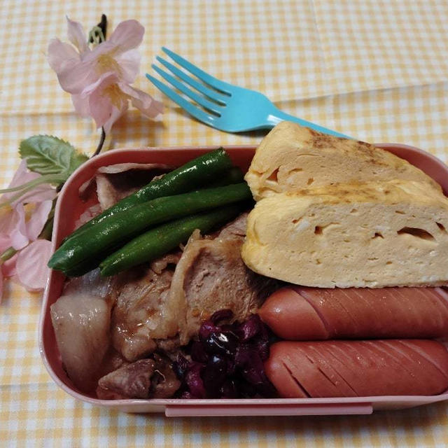 豚焼肉丼のっけ弁当【時短弁当】  #平日お昼ご飯はお弁当or外食