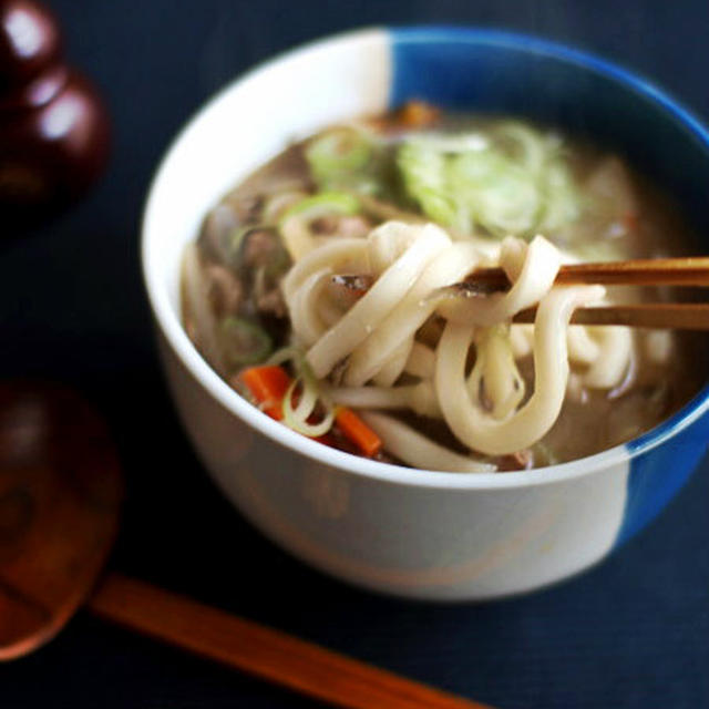 豚汁うどん。