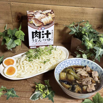 麺でおいしい食卓 肉汁つゆ