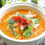 【中華風キムチ味噌スープ】ピリ辛の味が食欲そそるスープレシピ【178kcal】