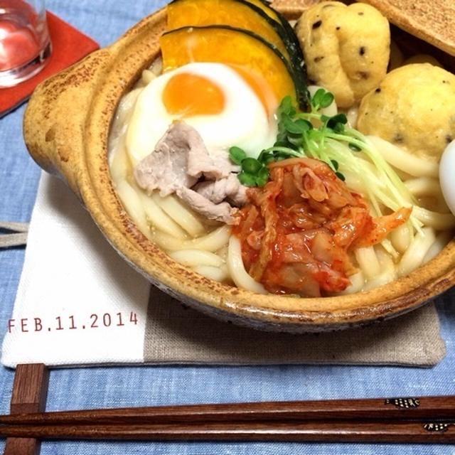 #みそチゲうどん