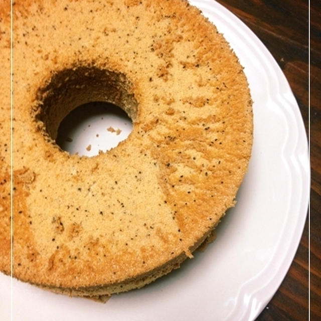 紅茶のシフォンケーキ*