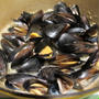 ムール貝のマリニエール & 芽キャベツのグラタン　　1・19・2012