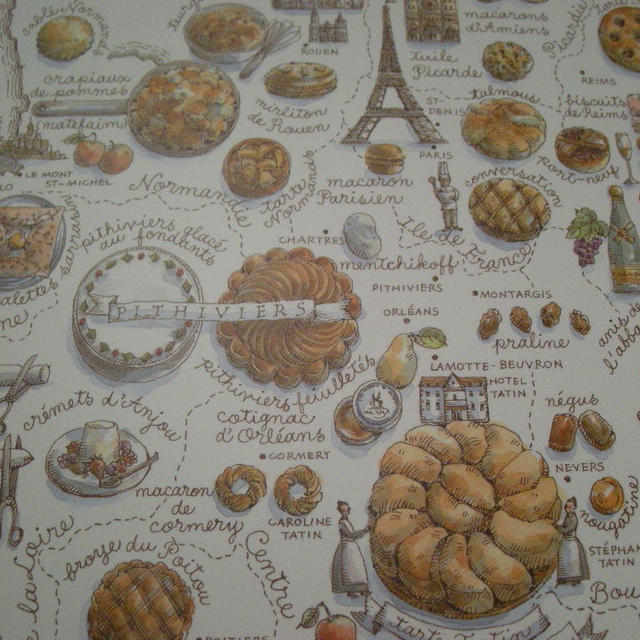 フランスの可愛い イラスト地図 By ｋａｐｏさん レシピブログ 料理ブログのレシピ満載