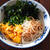 【本日の油そばそうめん】わ〜かめ好き好きウキウキ！「わかめとたまごの油そばそうめん」
