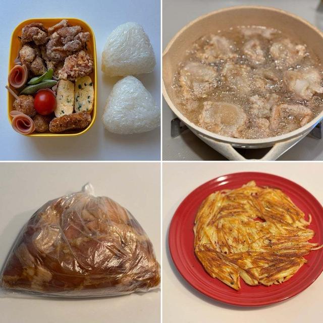 息子体調不良から回復飯！じゃがいも炒め＆大好きな唐揚げ