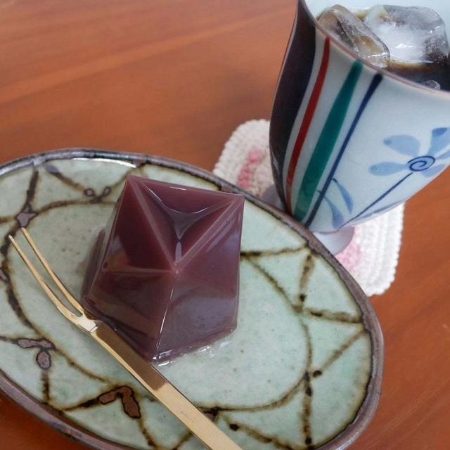叶匠壽庵の水ようかん#今日のおやつはこれ