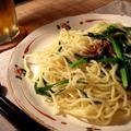 にら焼きそば豆板醤ソース