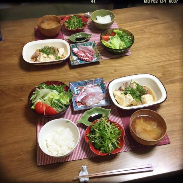 ここ3日間の晩ごはんと、家族の思いそれぞれ