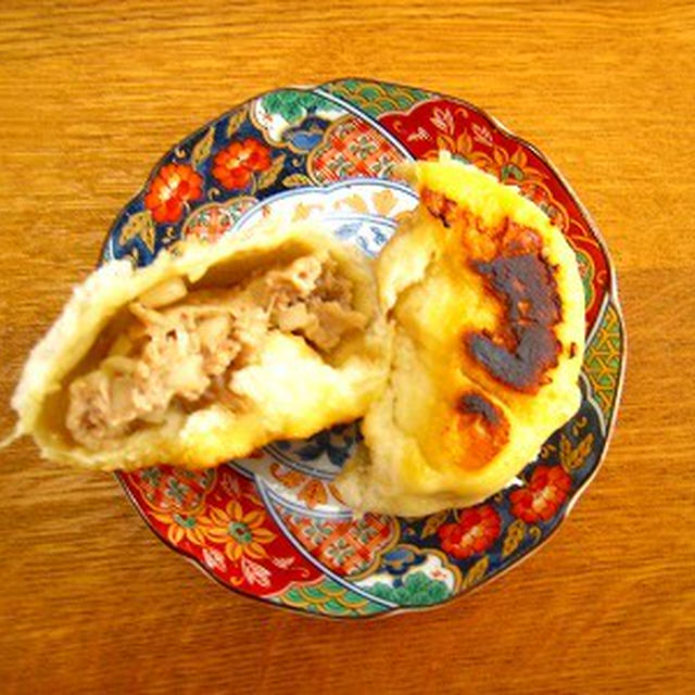 息子の作った簡単焼肉まん