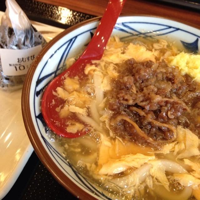 肉玉あんかけうどん