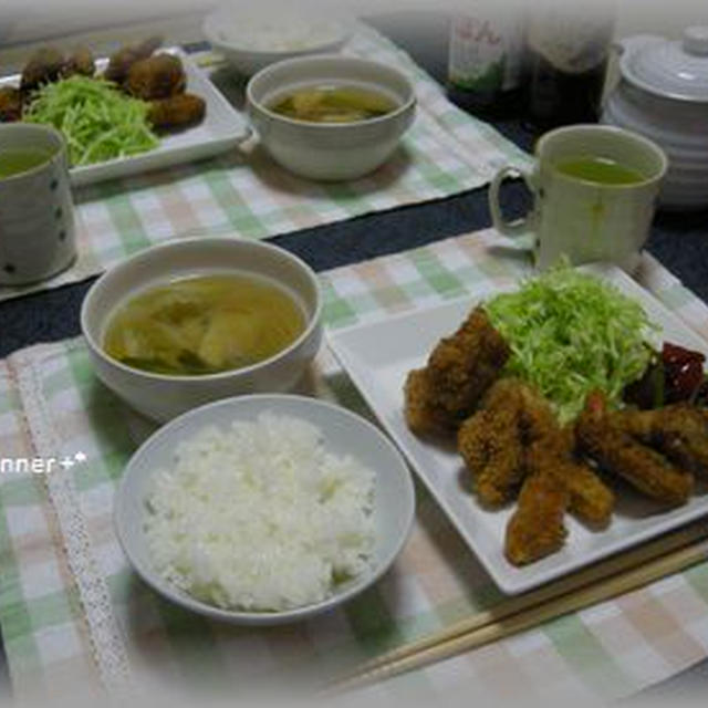 揚げ物3種プレート